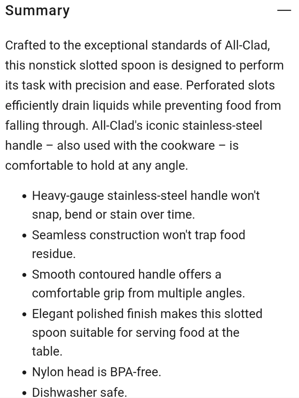 All-Clad Precision Nonstick Slotted Spoon